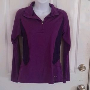 Champion purple 3/4 zipper